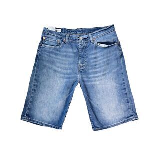 Levi’s 505 (with The Big E) Men’s blue denim shorts Size 32, Used CW-0120